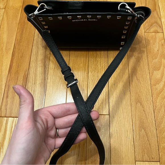 Michael Kors Leather Studded Purse - Picture 7 of 13